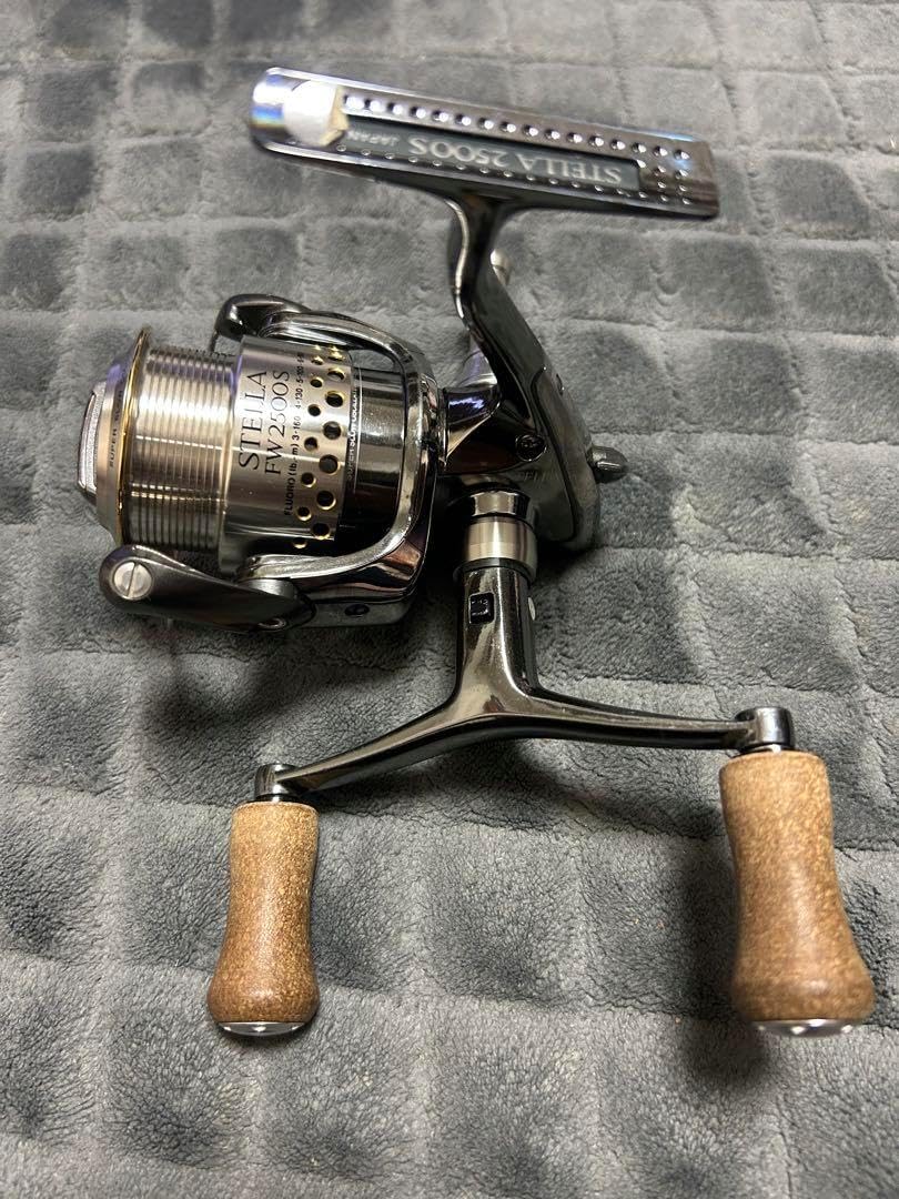 超美品 01ステラ FW 2500S DH 夢屋コルクノブ リールスタンド 超美 01ステラ FW 2500S DH 夢屋コルクノブ リールスタンド BXNVCPQF